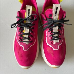 Sorel Women's Fuchsia and Black Sneakers